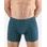 Pánské boxerky s delší nohavičkou, delší nohavička, šité, s potiskem 74171 - petrolejová dunaj