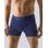 GINA pánské boxerky s delší nohavičkou, delší nohavička, bezešvé, jednobarevné Bamboo PureLine 54004P - lékořice