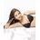 Dámská podprsenka push-up, šité, s krajkou, jednobarevné La Femme 17004P - černá