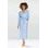 Bavlněný župan Melissa světle modrý