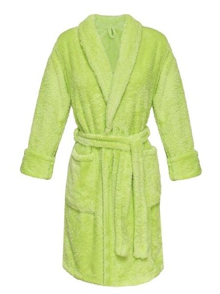 Krátký dámský župan DKAREN Eliza světle zelený