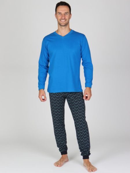 Pánské dlouhé pyžamo KEFEUS