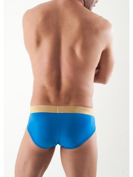 Kvalitní pánské slipy GERONIMO 1362s2 modré