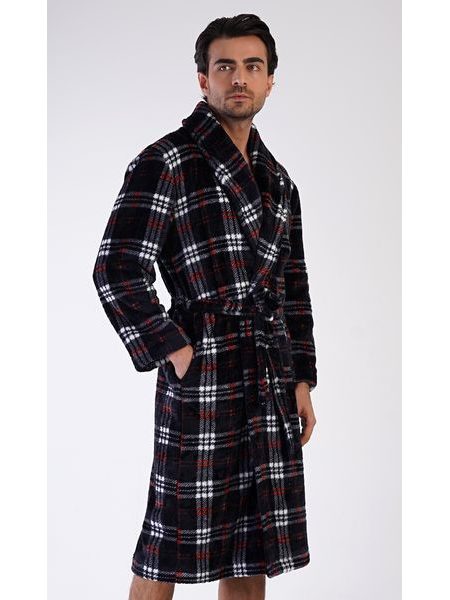 Pánský župan se šálovým límcem Ondřej - tmavě modrá