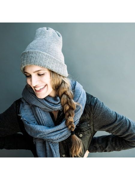 Bordó podzimní čepice