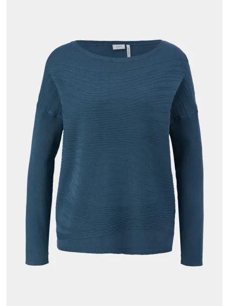 Dámský svetr s.Oliver modrý