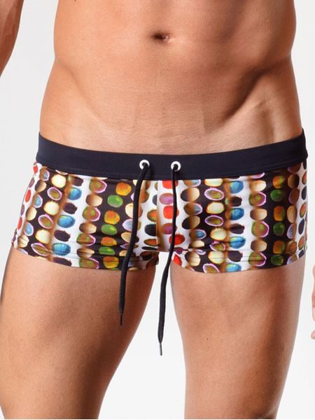 Pánské plavky boxerky GERONIMO 1425 hnědé