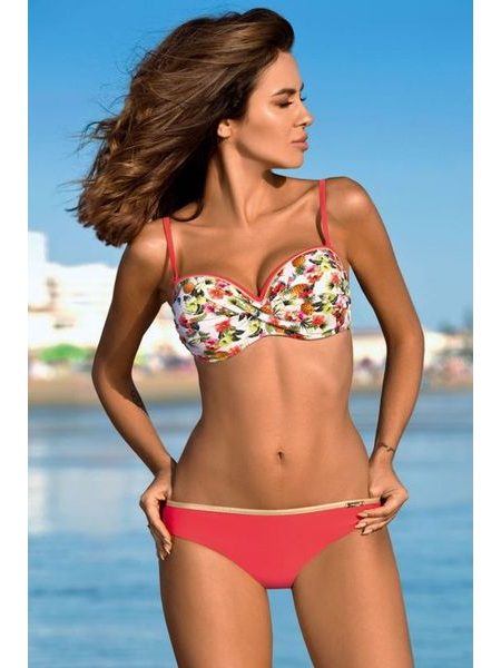 Dámské plavky horní díl Marisa s květinovým vzorem