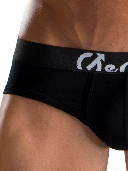 Pánské bavlněné slipy GERONIMO 1051s2 černé