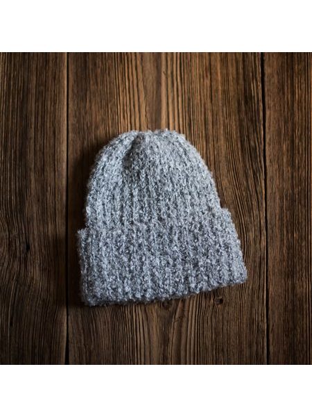 Dámská čepice melanž modrá