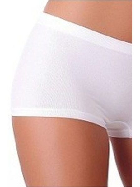 Bezešvé boxerkové kalhotky Niki bílé
