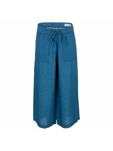 Dámské plátěné kalhoty s.Oliver modré