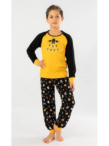 Dětské pyžamo dlouhé Netopýr - šedá