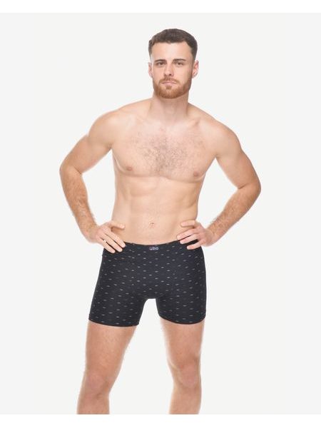 Boxerky s delší nohavičkou - Tmavý popel