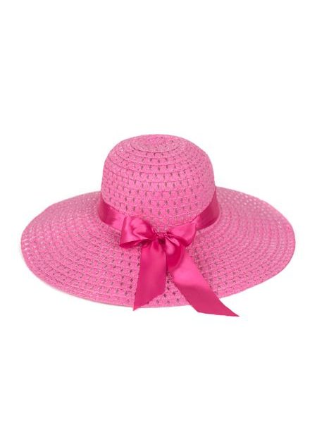 Klobouk s hnědou mašlí