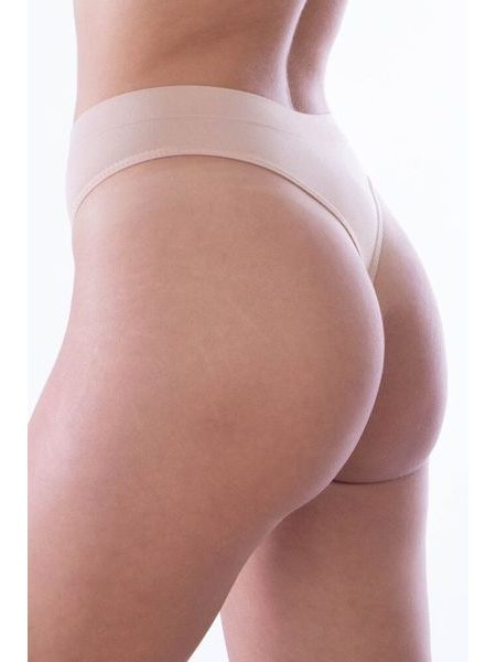 Bezešvá tanga Lili béžová
