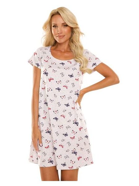 Dámská košilka Mariposa béžová s motýlky