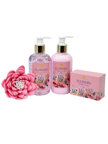 ARÔME Dárková kosmetická sada Květiny 1