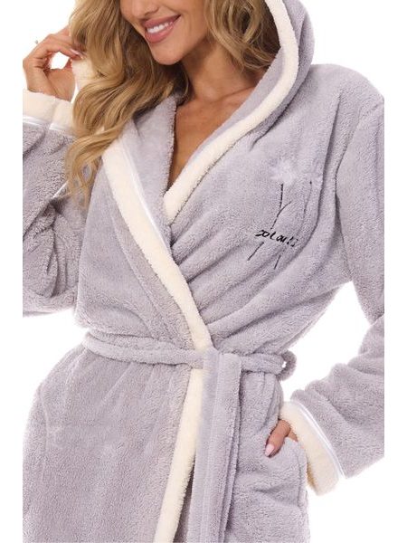 Dámský župan Tess světle šedý