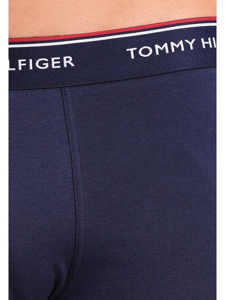 Pánské boxerky TOMMY HILFIGER Premium Essentials 3pack navy/červená/bílá
