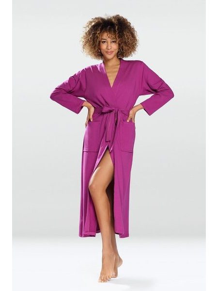 Bavlněný župan Melissa fuchsiový