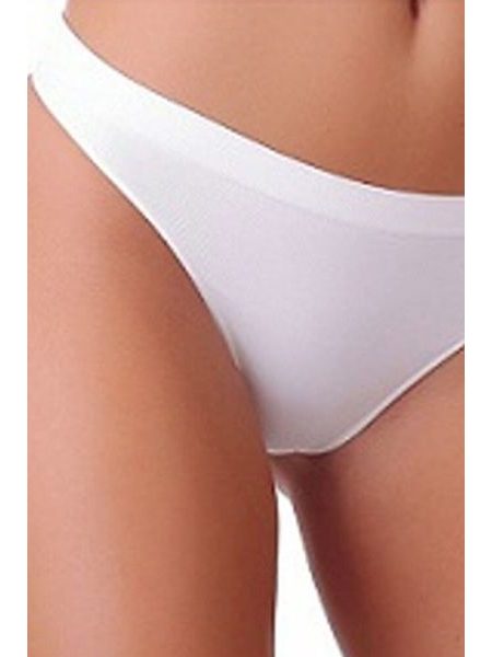 Bezešvá dámská tanga Nini bílá