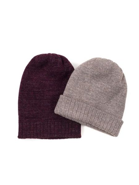 Šedá podzimní čepice