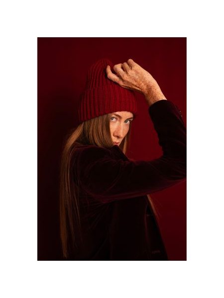 Klasická čepice - bordová