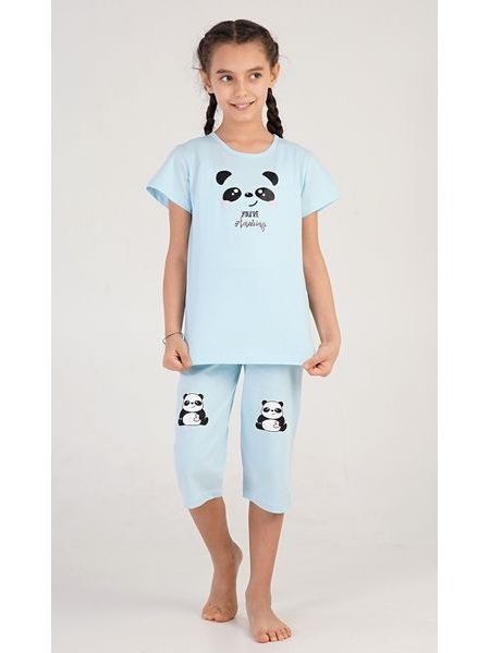 Dětské pyžamo kapri Klára - světle modrá