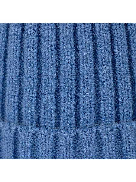 Zimní sada modrá čepice a šála