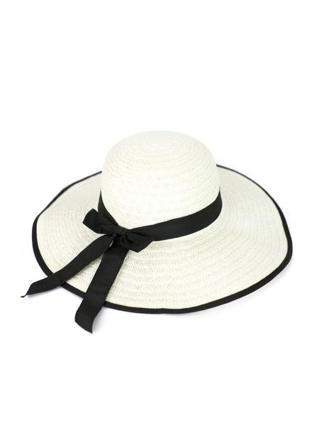 Lemovaný klobouk s mašlí