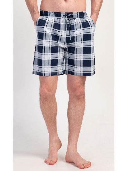Pánské pyžamové šortky Edvard - tmavě modrá