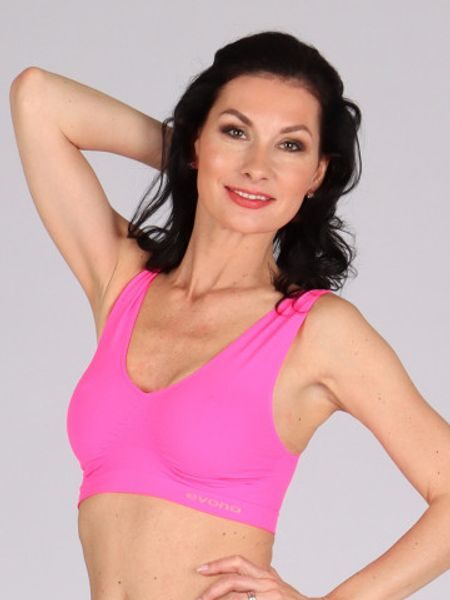 Dámská bezešvá sportovní podprsenka ROSIE růžová