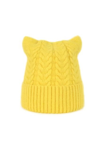 Čepice žlutá