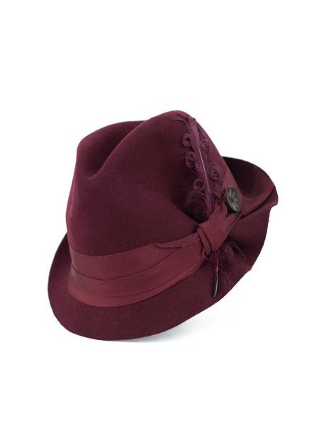 Loretto klobouk bordó