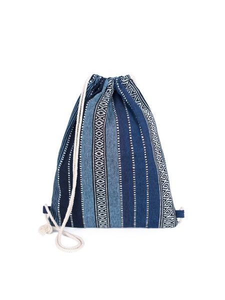 Vak na záda s perským vzorem modrý