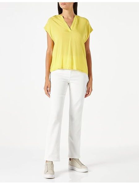 Dámské tričko s krátkým rukávem s.Oliver žluté