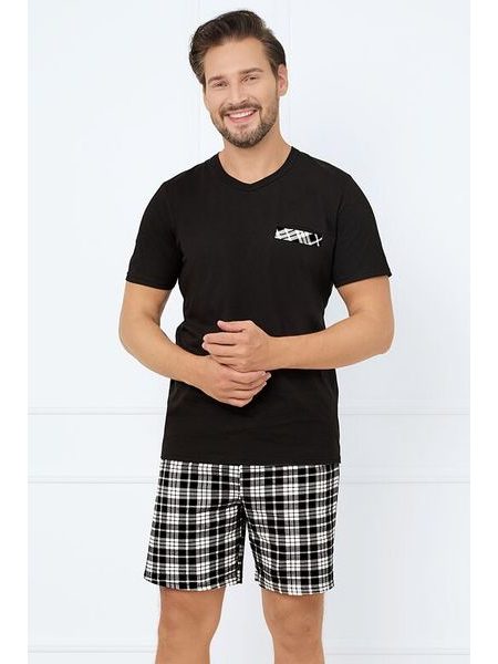 Pánské pyžamo Klark černé