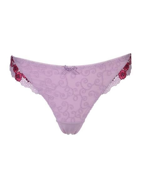 Romantické kalhotky tanga CHANGE Sandra Tinker Bell String fialové