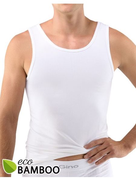 Pánské nátělník Eco Bamboo 58008P - bílá