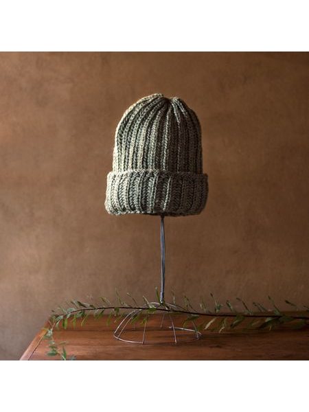 Zimní hrubá čepice jahodová