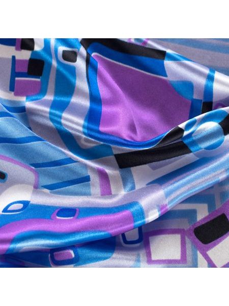 Klasický šátek s elegantními motivy - červenobílý