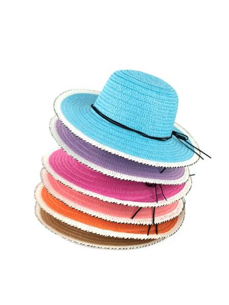 Dámský letní klobouk růžový