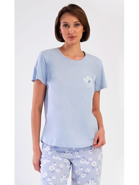 Dámské pyžamo kapri Nature - světle modrá