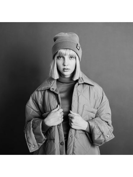 Čepice beanie dvojitá černá