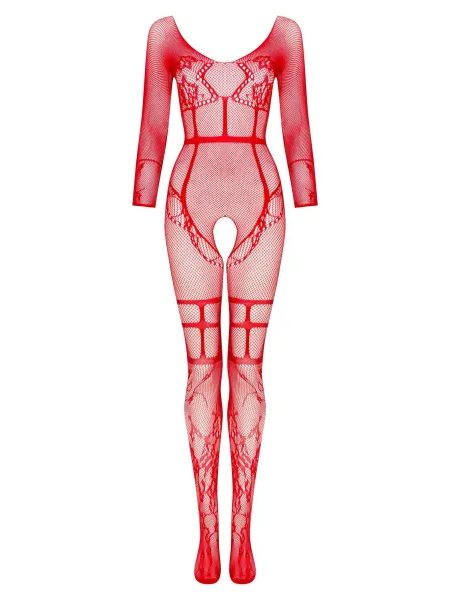 Bodystocking Lorna red