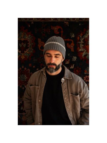 Čepice Dylan - světlešedá