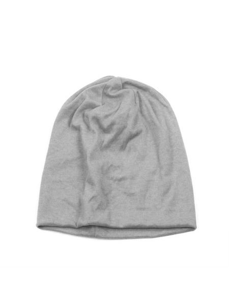 Pletená čepice houmleska světle šedá