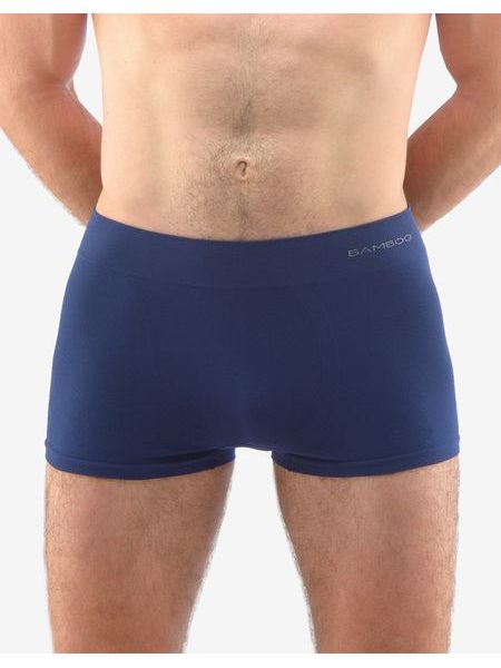 Pánské boxerky s kratší nohavičkou, kratší nohavička, bezešvé, jednobarevné Eco Bamboo 53005P - lékořice