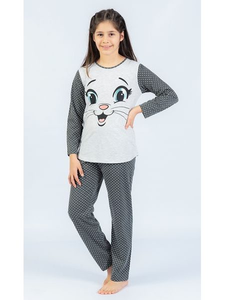 Dětské pyžamo dlouhé Malý miláček - lososová